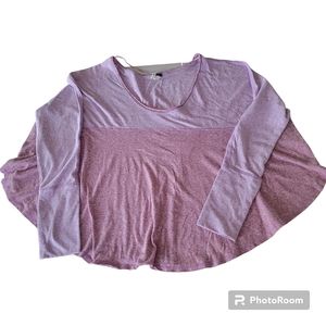 We The Free Cloud Nine tee long sleeve purple oversized size M flowy comfy top